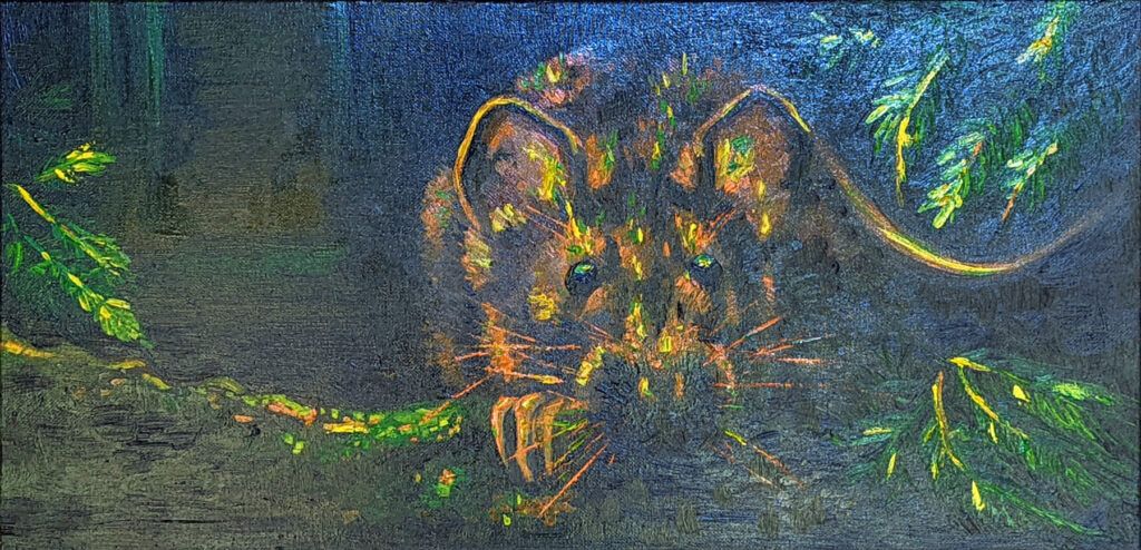 mouse oil painting